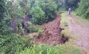 Talut Ambrol di Perbatasan Klaten-Gunungkidul, 1 Rumah Warga di Ngandong Rusak