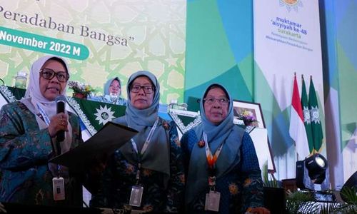 Salmah Orbayinah Berkaca-Kaca saat Pidato Pertama sebagai Ketum PP Aisyiyah