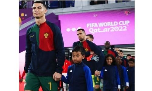 Wow! Player Escort Cristiano Ronaldo di Piala Dunia 2022 Ini Berdarah Sukoharjo