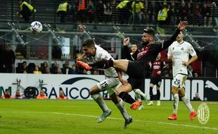 AC Milan 2-1 Spezia: Selebrasi Giroud Berbuah Kartu Merah