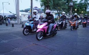 Honda Community Jateng Ajak Bikers Honda Vario Nyoride Keliling Kota Semarang