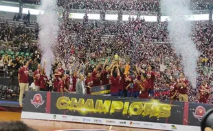 Pelita Jaya Juara IBL Indonesia Cup 2022 di Sritex Arena