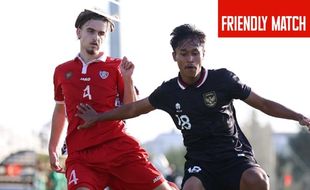 Timnas Indonesia U-20 Bermain Kacamata Lawan Moldova