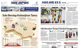 Solopos Hari Ini: Solo Bersiap Kebanjiran Tamu