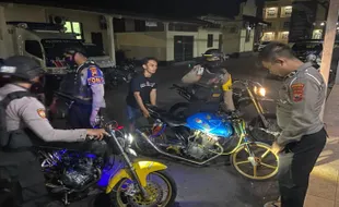 Gunakan Knalpot Brong di Jl Slamet Riyadi Solo, 5 Sepeda Motor Disita