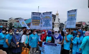 Gelar Aksi di Tugu Jogja, Apoteker Tolak Jual Antibiotik Tanpa Resep Dokter