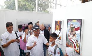 Dorong Regenerasi, Pemkab Boyolali Gelar Pameran Lukisan 79 Seniman Muda