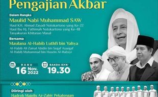 Agenda Solo Hari Ini: Ada Pengajian Habib Luthfi di Ponpes Az-Zayadiyy Laweyan