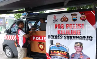 Dekatkan Pelayanan Masyarakat, Polres Sukoharjo Luncurkan Pos Polisi Keliling