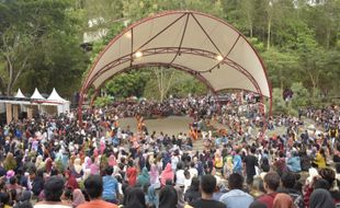 Penampilan Reog Ponorogo Tutup Rangkaian Day at The Museum di MKI Wonogiri