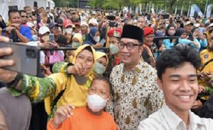 Hadir ke Muktamar Muhammadiyah di Solo, Ridwan Kamil Disambut Meriah