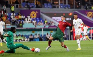 Skor Babak Pertama, Portugal vs Ghana Masih 0-0