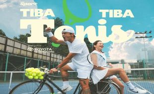 Enzy Storia-Dion Wiyoko Menangi Pertandingan Tiba-Tiba Tenis