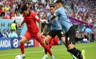 Babak Pertama Usai, Korsel Tahan Imbang Tanpa Gol Uruguay