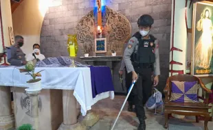 5 Gereja Besar di Sragen Disterilkan, Polres Larang Jemaat Bawa Tas Ransel