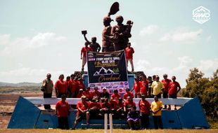 Seru! Puluhan Overlander Menjelajah ke Pantai Nampu & Bukit Jinggring Wonogiri