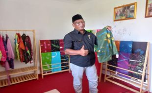 Wow! Harga Batik Ciprat Bikinan Disabilitas Klaten Ini Tembus Rp750.000/Potong