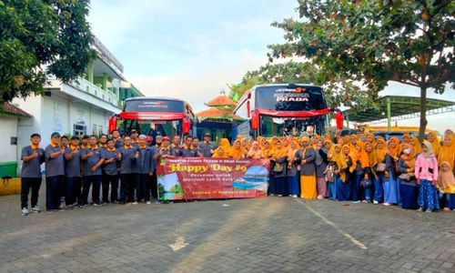 Sungai dan Pantai Jadi Tujuan Gathering Ponpes Al Hikam Terpadu Boyolali