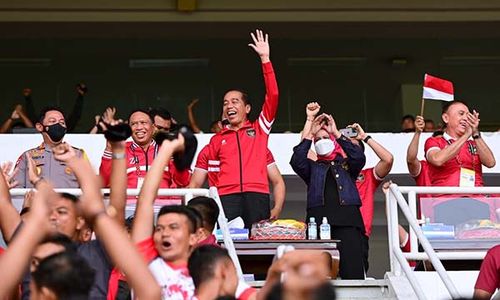 Jokowi Saksikan Langsung Laga Timnas Indonesia Vs Kamboja di Piala AFF