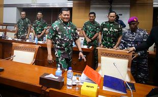 Momen KSAL Yudo Margono Jalani Fit and Proper Test Calon Panglima TNI