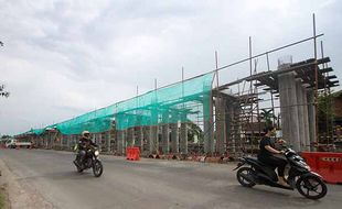 Pembangunan Rel Layang Joglo Solo Capai 50 Persen dari Keseluruhan Proyek