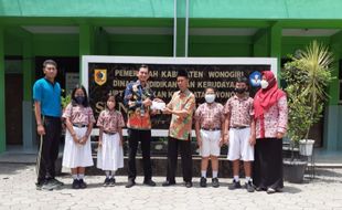 Peduli Gempa Cianjur, Siswa dan Guru di SDN 7 Wonogiri Galang Dana