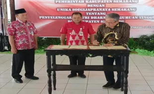 Pemkab Semarang Gandeng Unika Semarang Berdayakan Pengelolaan BUMDes