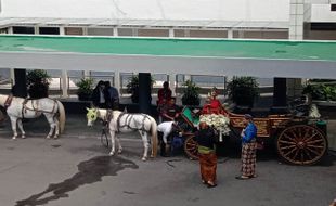 Penampakan Kereta Kuda di Royal Ambarrukmo Jelang Akad Nikah Kaesang-Erina