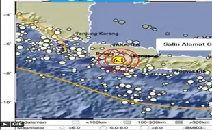 Gempa Guncang Sukabumi Magnitudo 5,8, Begini Penjelasan BMKG