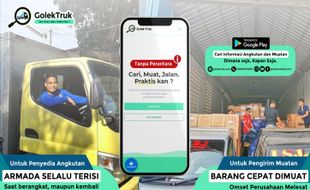 Kenalkan! Aplikasi GolekTruk, Tawarkan Solusi Permasalahan Bisnis Logistik