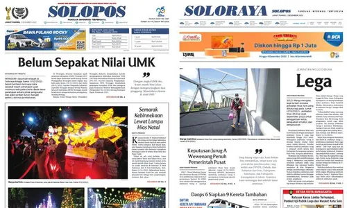 Solopos Hari Ini: Belum Sepakat Nilai UMK