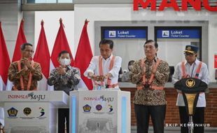 Resmikan Pengembangan Stasiun Manggarai Tahap 1, Ini Harapan Presiden Jokowi