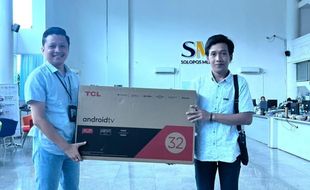 Berkah Ikut Kuis Solopos, Warga Pacitan Tak Jadi Beli STB Malah Dapat Smart TV