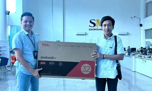 Berkah Ikut Kuis Solopos, Warga Pacitan Tak Jadi Beli STB Malah Dapat Smart TV