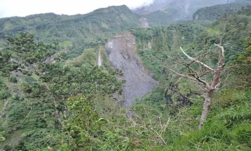 BPBD Klaten dan Sukarelawan Survei Longsor di Hulu Kali Woro