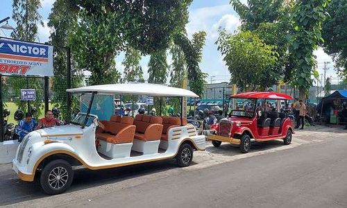 Hadiri Pernikahan Kaesang-Erina di Sleman, Tamu Undangan Diangkut Mobil Listrik