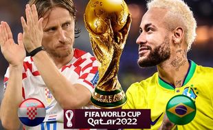 Susunan Pemain Kroasia vs Brasil, Adu Taktik Modric dan Neymar