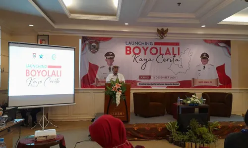 Launching 22 Buku Boyolali Kaya Cerita, Bupati: Bisa untuk Muatan Lokal Siswa