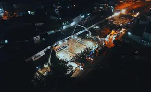 Libur Nataru, Proyek Jembatan Jurug B Solo Jalan Terus, Simpang Joglo Berhenti