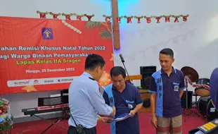 Penuhi Syarat, 17 Warga Binaan LP Sragen Dapat Remisi Khusus Natal