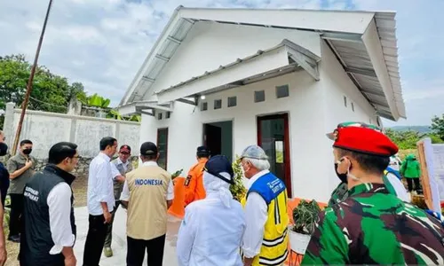 Ditinjau Presiden, Ini Penampakan Rumah Tahan Gempa Milik Yonif Raider 300