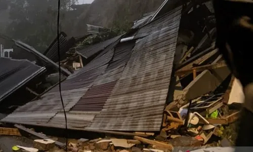 Longsor di Gowa Renggut 3 Nyawa, 2 Rumah Terbawa Arus Banjir