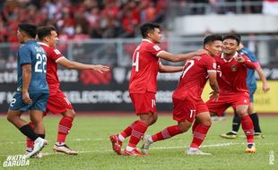 Babak Pertama Usai, Indonesia Atasi Brunei 2-0