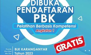 BLK Karanganyar Buka 5 Pelatihan, Peserta Dapat Ilmu dan Uang Saku, Cus Daftar