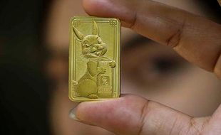 Ini Wujud Emas Batangan Antam Edisi Imlek 2023, Desain 3D Berat 8 Gram