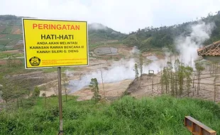 Aktivitas Vulkanik Gunung Dieng Meningkat, PVMBG Larang Aktivitas Radius 1 Km