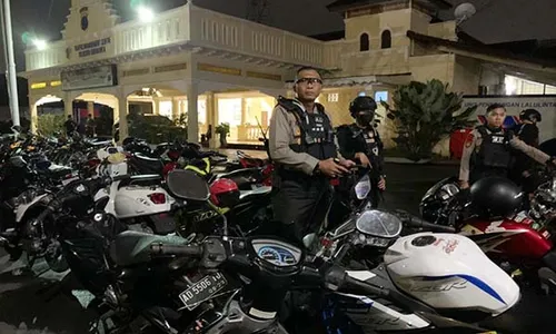 Razia Geden di Malam Minggu, Polresta Solo Jaring 410 Motor Berknalpot Brong