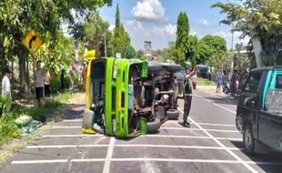 Kisah 2 Orang Terluka Ringan saat Minibus Rombongan Besan Terguling di Wonogiri