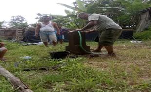 Setelah Sumur Kuno, Warga Kropakan Mranggen Jatinom Klaten Temukan Lingga Patok