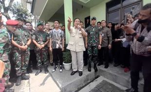 Pidato Menggelegar Prabowo Bangkitkan Semangat Anggota TNI di Solo